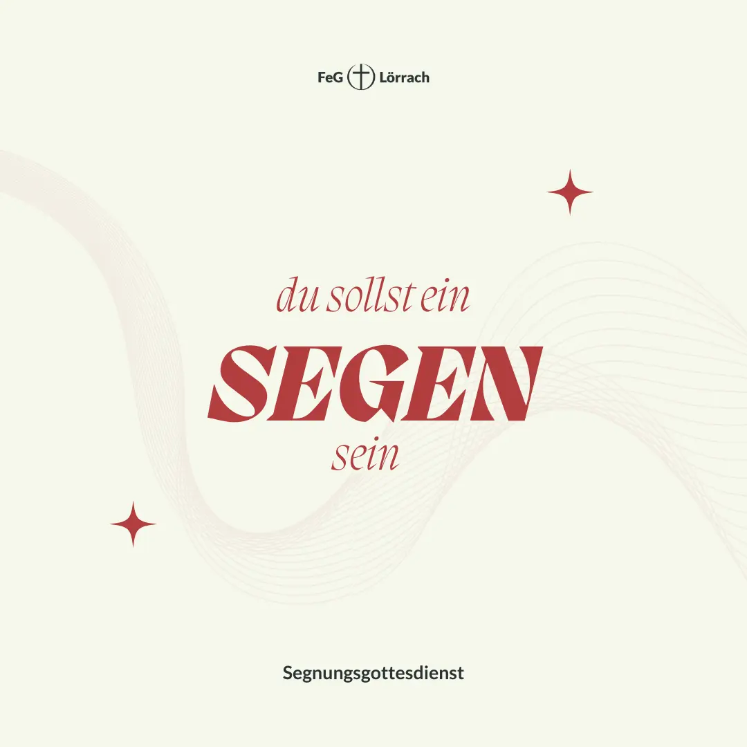 Du sollst ein Segen sein