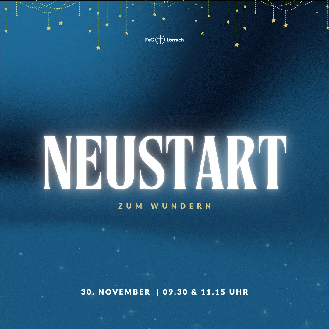Neustart – zum Wundern